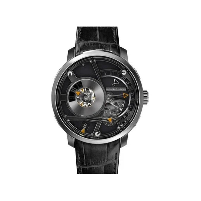 Hautlence HLQ08 Titanium & Black Gold - Black Dial