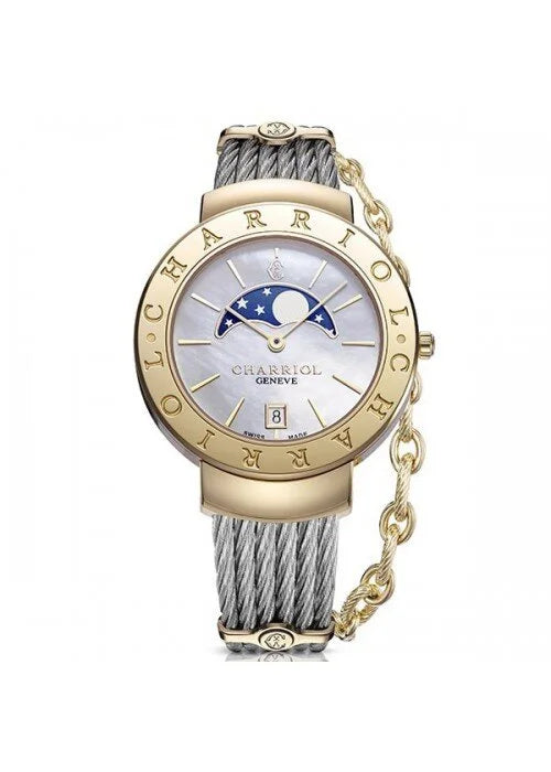 Charriol St-Tropez Moonphase Watch | Ref ST35CY