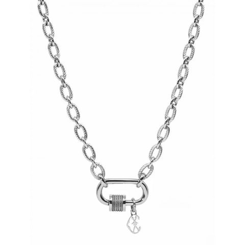 Charriol Forever Lock Necklace | Stainless Steel | Ref 08-101-1139-29