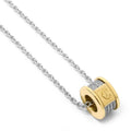 Charriol Forever Necklace — Stainless Grey & Yellow Gold — Ref. 08-104-1139-8 — view 2