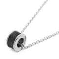 Charriol Forever Necklace — Stainless Grey & Black — Ref. 08-301-1139-8 — view 3
