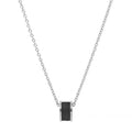 Charriol Forever Necklace — Stainless Grey & Black — Ref. 08-301-1139-8 — view 4
