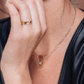 Charriol Forever Necklace — Stainless Grey & Yellow Gold — Ref. 08-104-1139-8 — view 4