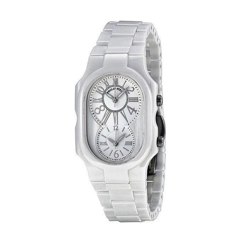 Philip Stein Signature Large White Ceramic - 2-CW-MW-CW