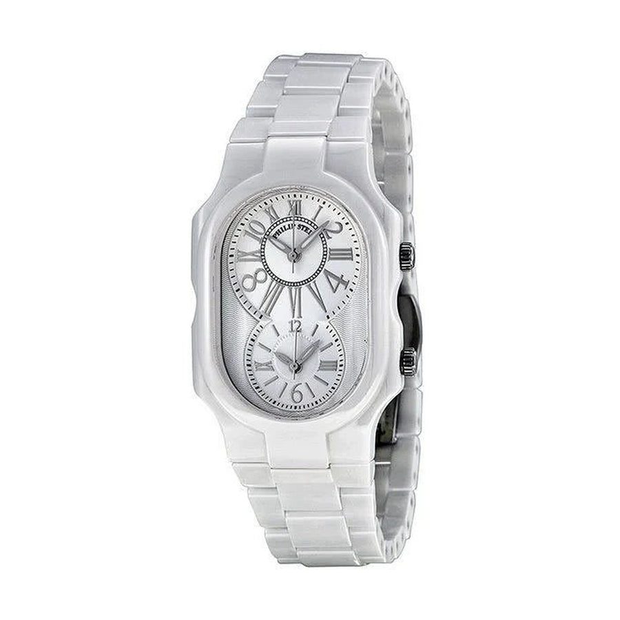 Philip Stein Signature Large White Ceramic - 2-CW-MW-CW