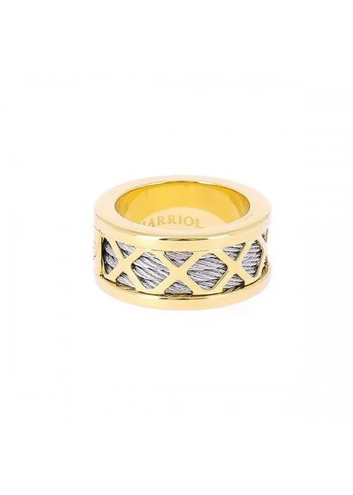 Charriol Forever Ring | Steel & Yellow Gold | Ref 02-04-1139-1