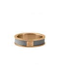 Charriol Forever Thin Ring — Stainless Grey & Rose Gold — Ref. 02-102-1139-8