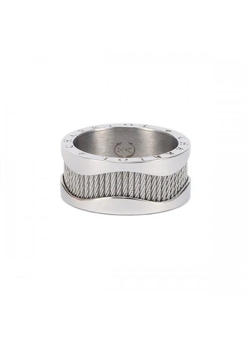 Charriol Forever Waves Ring | Stainless Steel | Ref 02-101-1139-14